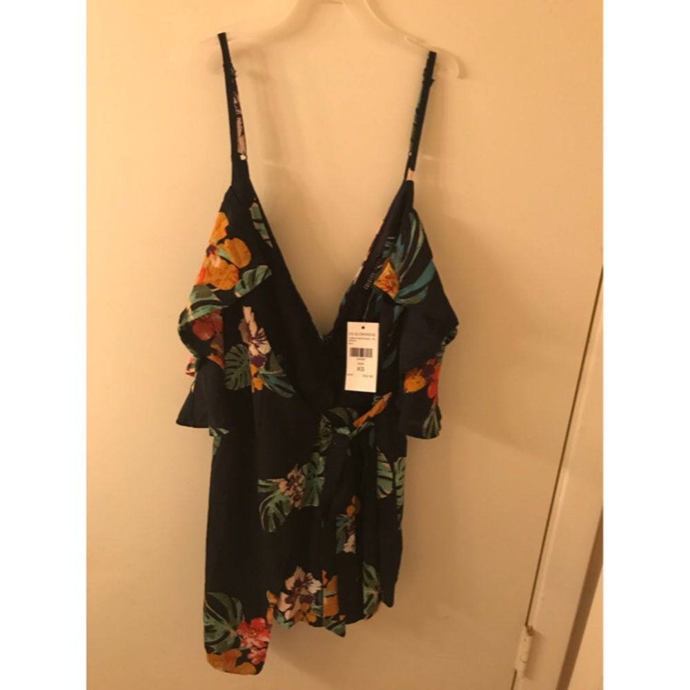 Vidette Floral Romper - Navy - XS - Picture 7 of 8